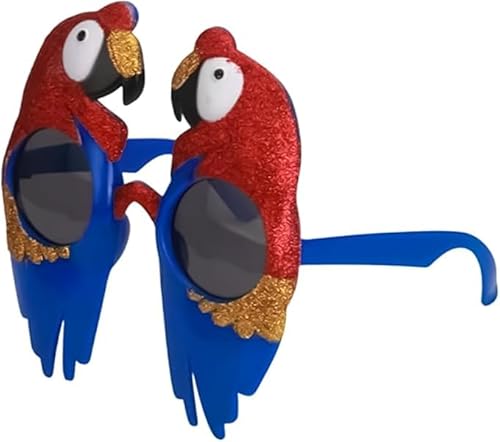 TVSVKWE 2 Stück Papageienbrille, kreative und lustige Sonnenbrille, Party-Kostüm-Zubehör, Foto-Requisiten. TVSVKWE 2 Stück Papageienbrille, kreative und lustige Sonnenbrille, Party-Kostüm-Zubehör, Foto-Requisiten. von TVSVKWE