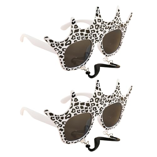 TVSVKWE 2 Stück lustige Brillen, lustige Sonnenbrille, Party-Kostüm-Zubehör, Foto-Requisiten, kreative und personalisierte Sonnenbrille. TVSVKWE 2 Stück lustige Brillen, lustige Sonnenbrille, Party-Kostüm-Zubehör, Foto-Requisiten, kreative und personalisierte Sonnenbrille. von TVSVKWE