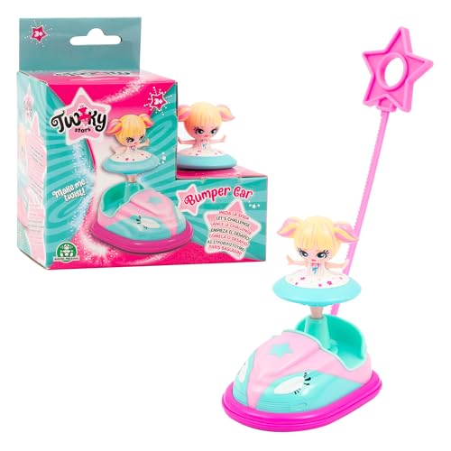 TWIKY Stars, Tänzerin, 6 cm, Wirbel Deine Tänzerin mit ihrem Fahrzeug, zufälliges Modell, für Kinder ab 3 Jahren, TWK01 von TWIKY