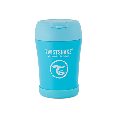 TWISTSHAKE Thermobehälter 350 ml in pastell blau von TWISTSHAKE
