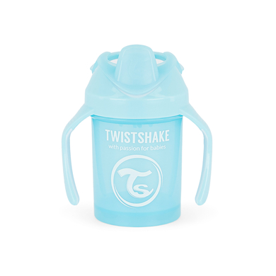 TWISTSHAKE Trinkbecher Mini Cup 230 ml 4+ Monate pastel blau von TWISTSHAKE