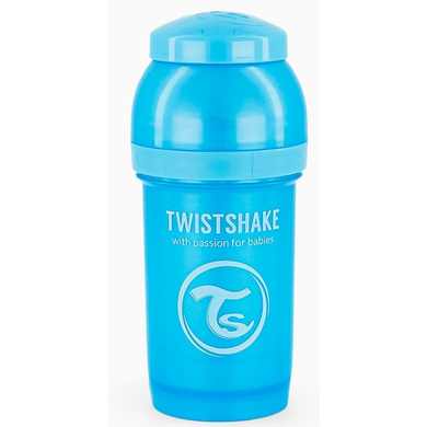 Twistshake Babyflasche Anti-Kolik ab 0 Monate 180 ml, Pearl Blue von TWISTSHAKE