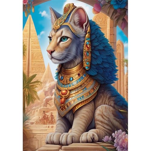 TWYYDP 1000 Teile Puzzle für Erwachsene,Ägyptischer Großkatzenlöwe,Holzpuzzle,Spiele Zum Stressabbau TWYYDP 1000 Teile Puzzle für Erwachsene,Ägyptischer Großkatzenlöwe,Holzpuzzle,Spiele Zum Stressabbau von TWYYDP