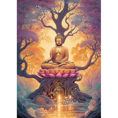 TWYYDP 1000 Teile Puzzle für Erwachsene,Buddha Unter Dem Baum,Holzpuzzle,Gemälde Zum Sammeln TWYYDP 1000 Teile Puzzle für Erwachsene,Buddha Unter Dem Baum,Holzpuzzle,Gemälde Zum Sammeln von TWYYDP