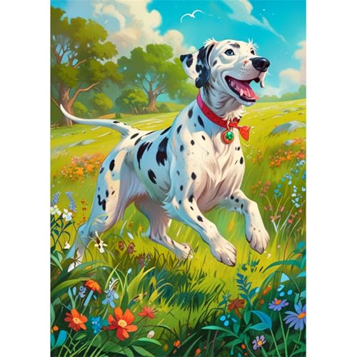 TWYYDP 1000 Teile Puzzle für Erwachsene,Dalmatinisches Tier Auf Dem Gras,Holzpuzzle,Spiele Zum Stressabbau TWYYDP 1000 Teile Puzzle für Erwachsene,Dalmatinisches Tier Auf Dem Gras,Holzpuzzle,Spiele Zum Stressabbau von TWYYDP