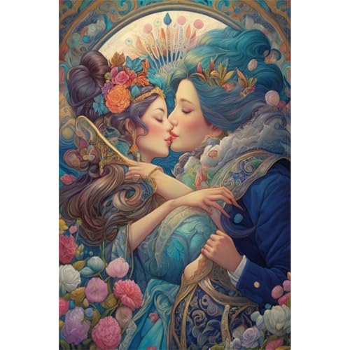 TWYYDP 1000 Teile Puzzle für Erwachsene,Frau Küsst,Holzpuzzle,Spiele Zum Stressabbau TWYYDP 1000 Teile Puzzle für Erwachsene,Frau Küsst,Holzpuzzle,Spiele Zum Stressabbau von TWYYDP