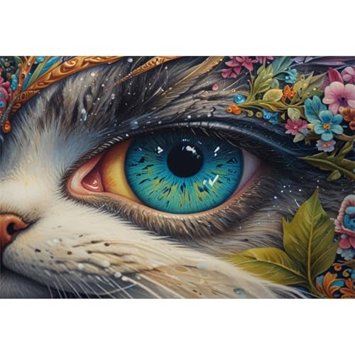 TWYYDP 1000 Teile Puzzle für Erwachsene,Katzenaugen,Holzpuzzle TWYYDP 1000 Teile Puzzle für Erwachsene,Katzenaugen,Holzpuzzle von TWYYDP