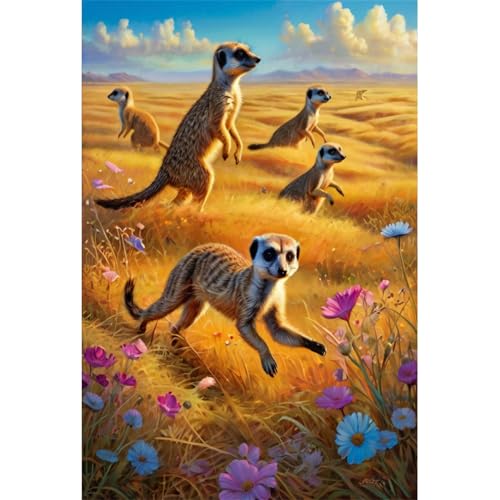 TWYYDP 1000 Teile Puzzle für Erwachsene,Laufende Erdmännchen,Holzpuzzle TWYYDP 1000 Teile Puzzle für Erwachsene,Laufende Erdmännchen,Holzpuzzle von TWYYDP