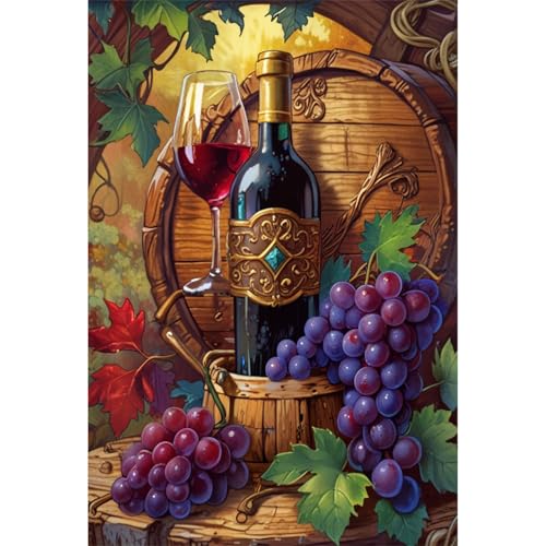 TWYYDP 1000 Teile Puzzle für Erwachsene,Obsttrauben und Wein,Holzpuzzle,Gemälde Zum Sammeln TWYYDP 1000 Teile Puzzle für Erwachsene,Obsttrauben und Wein,Holzpuzzle,Gemälde Zum Sammeln von TWYYDP