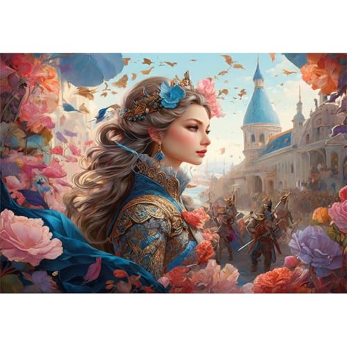 TWYYDP 1000 Teile Puzzle für Erwachsene,Prinzessin In der Menge,Holzpuzzle,Spiele Zum Stressabbau TWYYDP 1000 Teile Puzzle für Erwachsene,Prinzessin In der Menge,Holzpuzzle,Spiele Zum Stressabbau von TWYYDP