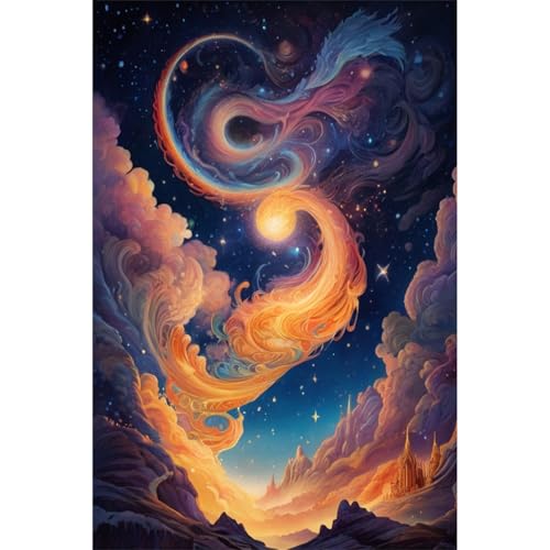 TWYYDP 1000 Teile Puzzle für Erwachsene,Sonnenuntergang Am Nachthimmel,Holzpuzzle,Spiele Zum Stressabbau TWYYDP 1000 Teile Puzzle für Erwachsene,Sonnenuntergang Am Nachthimmel,Holzpuzzle,Spiele Zum Stressabbau von TWYYDP