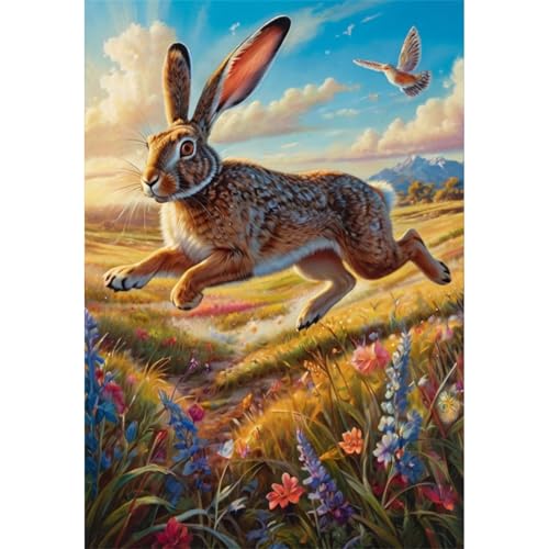 TWYYDP 1000 Teile Puzzle für Erwachsene,Wildtier Hase,Holzpuzzle TWYYDP 1000 Teile Puzzle für Erwachsene,Wildtier Hase,Holzpuzzle von TWYYDP