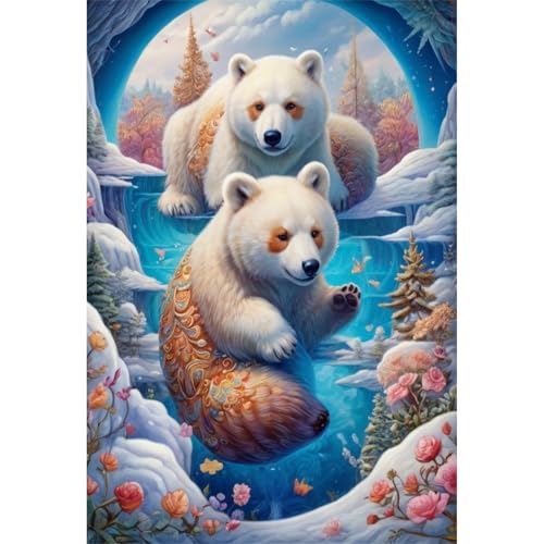 TWYYDP 1500 Teile Puzzle für Erwachsene,Eisberg-Eisbär-Tier,Holzpuzzle,Spiele für Ältere Menschen TWYYDP 1500 Teile Puzzle für Erwachsene,Eisberg-Eisbär-Tier,Holzpuzzle,Spiele für Ältere Menschen von TWYYDP