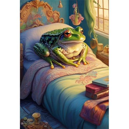 TWYYDP 1500 Teile Puzzle für Erwachsene,Froschbett,Holzpuzzle,Gelegenheitsspiele TWYYDP 1500 Teile Puzzle für Erwachsene,Froschbett,Holzpuzzle,Gelegenheitsspiele von TWYYDP