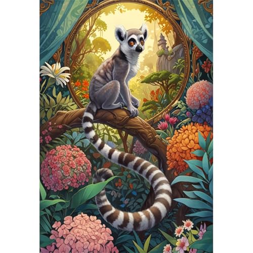 TWYYDP 1500 Teile Puzzle für Erwachsene,Lemurentier,Holzpuzzle,Spiele für Ältere Menschen TWYYDP 1500 Teile Puzzle für Erwachsene,Lemurentier,Holzpuzzle,Spiele für Ältere Menschen von TWYYDP