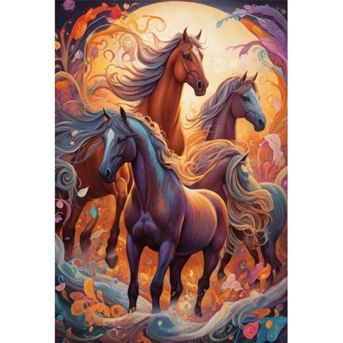 TWYYDP 1500 Teile Puzzle für Erwachsene,Schönes Pferd,Holzpuzzle,Gelegenheitsspiele TWYYDP 1500 Teile Puzzle für Erwachsene,Schönes Pferd,Holzpuzzle,Gelegenheitsspiele von TWYYDP