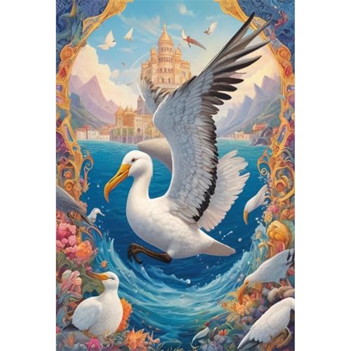 TWYYDP 520 Teile Puzzle für Erwachsene,Albatros-Seevogeltier,Holzpuzzle,Heimdekorationsmalerei TWYYDP 520 Teile Puzzle für Erwachsene,Albatros-Seevogeltier,Holzpuzzle,Heimdekorationsmalerei von TWYYDP
