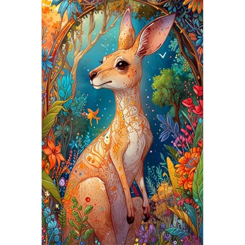 TWYYDP 520 Teile Puzzle für Erwachsene,Cartoon-Känguru-Tier,Holzpuzzle,Anspruchsvolle Spiele TWYYDP 520 Teile Puzzle für Erwachsene,Cartoon-Känguru-Tier,Holzpuzzle,Anspruchsvolle Spiele von TWYYDP