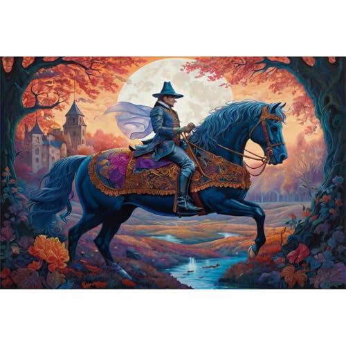 TWYYDP 520 Teile Puzzle für Erwachsene,Reiter,Holzpuzzle,Heimdekorationsmalerei TWYYDP 520 Teile Puzzle für Erwachsene,Reiter,Holzpuzzle,Heimdekorationsmalerei von TWYYDP