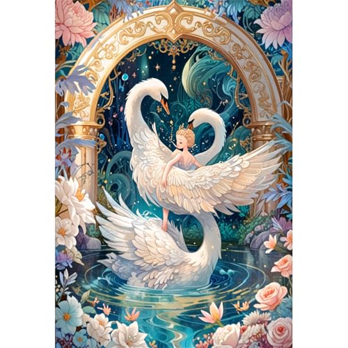 TWYYDP 520 Teile Puzzle für Erwachsene,Schwanenmädchen,Holzpuzzle,Anspruchsvolle Spiele TWYYDP 520 Teile Puzzle für Erwachsene,Schwanenmädchen,Holzpuzzle,Anspruchsvolle Spiele von TWYYDP