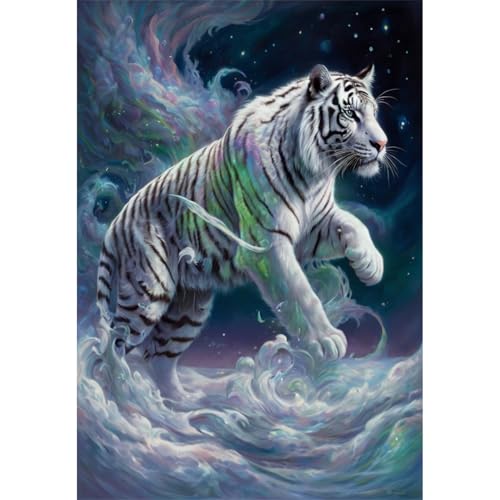 TWYYDP 520 Teile Puzzle für Erwachsene,Silberweißes Tigertier,Holzpuzzle,Heimdekorationsmalerei TWYYDP 520 Teile Puzzle für Erwachsene,Silberweißes Tigertier,Holzpuzzle,Heimdekorationsmalerei von TWYYDP