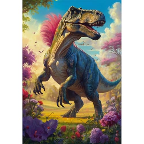 TWYYDP 520 Teile Puzzle für Erwachsene,Tyrannosaurus Auf Dem Gras,Holzpuzzle,Lustige Spiele für Die Ganze Familie TWYYDP 520 Teile Puzzle für Erwachsene,Tyrannosaurus Auf Dem Gras,Holzpuzzle,Lustige Spiele für Die Ganze Familie von TWYYDP