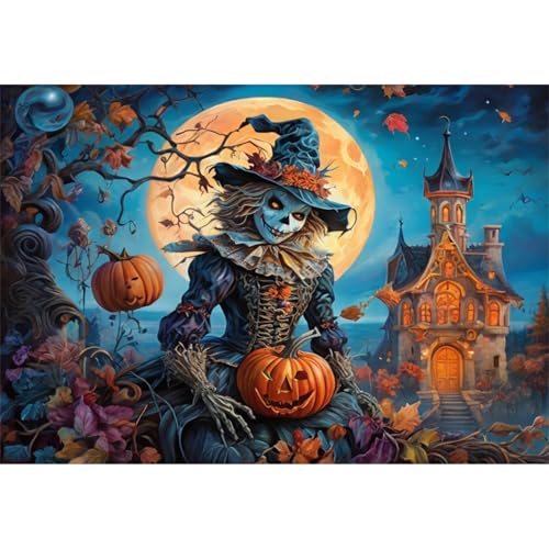 TWYYDP 520 Teile Puzzle für Erwachsene,Vogelscheuche und Jack-O-Laterne,Holzpuzzle,Lustige Spiele für Die Ganze Familie TWYYDP 520 Teile Puzzle für Erwachsene,Vogelscheuche und Jack-O-Laterne,Holzpuzzle,Lustige Spiele für Die Ganze Familie von TWYYDP