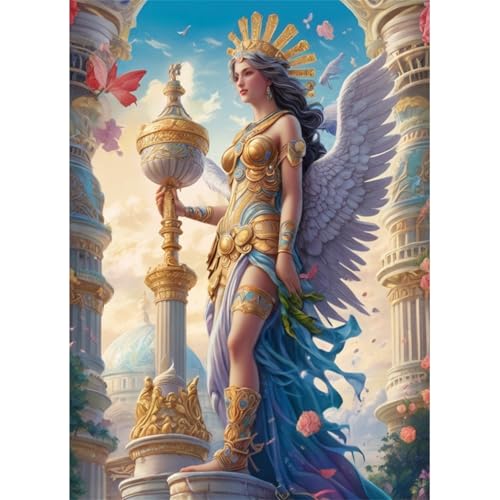 TWYYDP Puzzle 1000 Teile für Erwachsene Athene Engel Holzpuzzle von TWYYDP