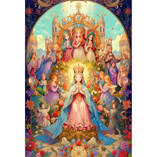 TWYYDP Puzzle 1000 Teile für Erwachsene Cartoon-Madonna Holzpuzzle Spiele Zum Stressabbau TWYYDP Puzzle 1000 Teile für Erwachsene Cartoon-Madonna Holzpuzzle Spiele Zum Stressabbau von TWYYDP