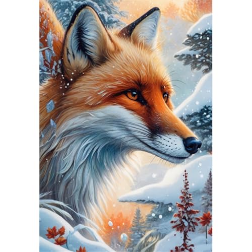 TWYYDP Puzzle 1000 Teile für Erwachsene Fuchskopf Holzpuzzle TWYYDP Puzzle 1000 Teile für Erwachsene Fuchskopf Holzpuzzle von TWYYDP