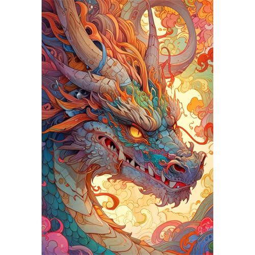 TWYYDP Puzzle 1000 Teile für Erwachsene Gruseliger Drache Holzpuzzle Spiele Zum Stressabbau TWYYDP Puzzle 1000 Teile für Erwachsene Gruseliger Drache Holzpuzzle Spiele Zum Stressabbau von TWYYDP