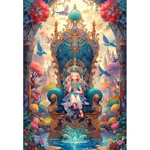 TWYYDP Puzzle 1000 Teile für Erwachsene Kleines Mädchen und Thron Holzpuzzle TWYYDP Puzzle 1000 Teile für Erwachsene Kleines Mädchen und Thron Holzpuzzle von TWYYDP