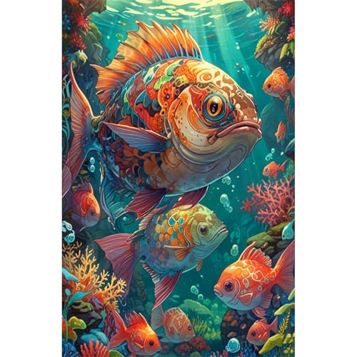 TWYYDP Puzzle 1000 Teile für Erwachsene Piranha-Cartoon Holzpuzzle Spiele Zum Stressabbau TWYYDP Puzzle 1000 Teile für Erwachsene Piranha-Cartoon Holzpuzzle Spiele Zum Stressabbau von TWYYDP