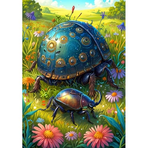 TWYYDP Puzzle 1000 Teile für Erwachsene Rasenkäfer Mistkäfer Tier Holzpuzzle Spiele Zum Stressabbau TWYYDP Puzzle 1000 Teile für Erwachsene Rasenkäfer Mistkäfer Tier Holzpuzzle Spiele Zum Stressabbau von TWYYDP
