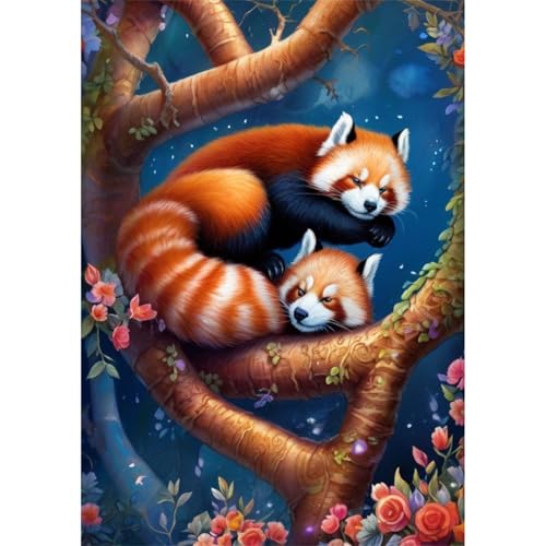 TWYYDP Puzzle 1000 Teile für Erwachsene Roter Panda Auf Baum Holzpuzzle Spiele Zum Stressabbau TWYYDP Puzzle 1000 Teile für Erwachsene Roter Panda Auf Baum Holzpuzzle Spiele Zum Stressabbau von TWYYDP