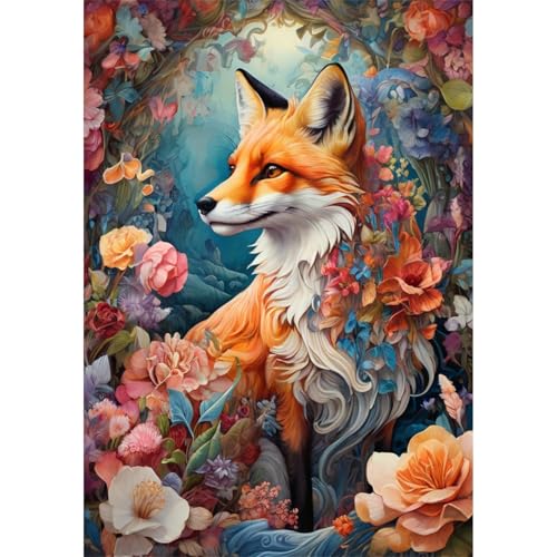 TWYYDP Puzzle 1000 Teile für Erwachsene Rotfuchstier Holzpuzzle Spiele Zum Stressabbau TWYYDP Puzzle 1000 Teile für Erwachsene Rotfuchstier Holzpuzzle Spiele Zum Stressabbau von TWYYDP