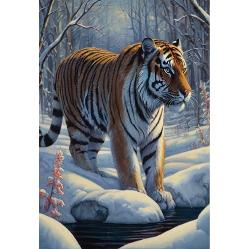 TWYYDP Puzzle 1000 Teile für Erwachsene Schneetiger Holzpuzzle Spiele Zum Stressabbau TWYYDP Puzzle 1000 Teile für Erwachsene Schneetiger Holzpuzzle Spiele Zum Stressabbau von TWYYDP