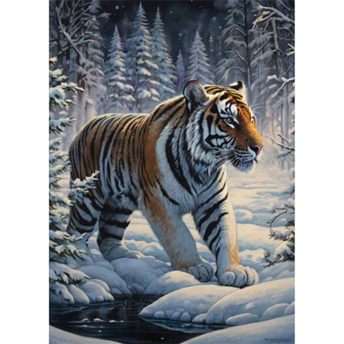 TWYYDP Puzzle 1000 Teile für Erwachsene Tiger Auf Dem Schnee Holzpuzzle Spiele Zum Stressabbau TWYYDP Puzzle 1000 Teile für Erwachsene Tiger Auf Dem Schnee Holzpuzzle Spiele Zum Stressabbau von TWYYDP