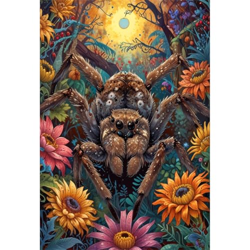 TWYYDP Puzzle 1000 Teile für Erwachsene Vogelspinne-Chrysanthemen-Landschaft Holzpuzzle Gemälde Zum Sammeln TWYYDP Puzzle 1000 Teile für Erwachsene Vogelspinne-Chrysanthemen-Landschaft Holzpuzzle Gemälde Zum Sammeln von TWYYDP