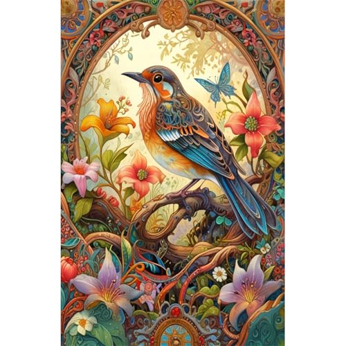TWYYDP Puzzle 1500 Teile für Erwachsene Cartoon-Tierdrossel Holzpuzzle Schwieriges Rätsel TWYYDP Puzzle 1500 Teile für Erwachsene Cartoon-Tierdrossel Holzpuzzle Schwieriges Rätsel von TWYYDP