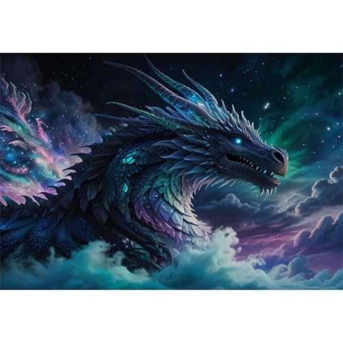 TWYYDP Puzzle 1500 Teile für Erwachsene Drachenlandschaft Am Himmel Holzpuzzle Schwieriges Rätsel TWYYDP Puzzle 1500 Teile für Erwachsene Drachenlandschaft Am Himmel Holzpuzzle Schwieriges Rätsel von TWYYDP