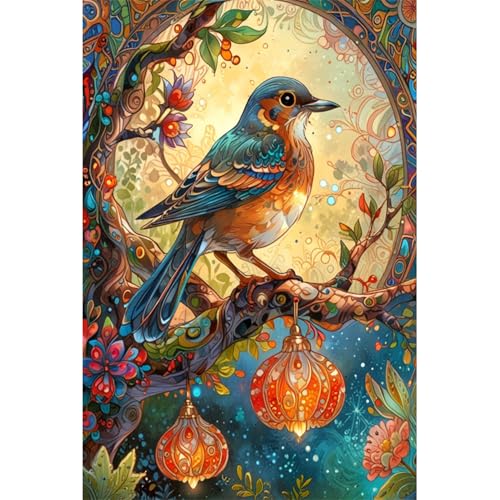 TWYYDP Puzzle 1500 Teile für Erwachsene Drosselvogellandschaft Auf Einem AST Holzpuzzle Gelegenheitsspiele TWYYDP Puzzle 1500 Teile für Erwachsene Drosselvogellandschaft Auf Einem AST Holzpuzzle Gelegenheitsspiele von TWYYDP