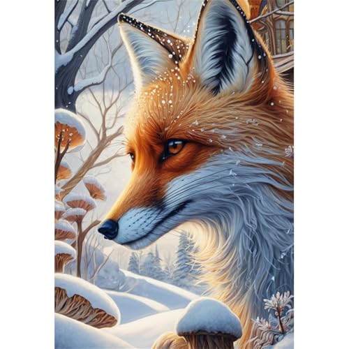 TWYYDP Puzzle 1500 Teile für Erwachsene Rotfuchstier Im Schnee Holzpuzzle Spiele für Ältere Menschen TWYYDP Puzzle 1500 Teile für Erwachsene Rotfuchstier Im Schnee Holzpuzzle Spiele für Ältere Menschen von TWYYDP