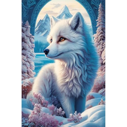 TWYYDP Puzzle 1500 Teile für Erwachsene Schneeblumen Polarfuchs Tier Holzpuzzle Gelegenheitsspiele TWYYDP Puzzle 1500 Teile für Erwachsene Schneeblumen Polarfuchs Tier Holzpuzzle Gelegenheitsspiele von TWYYDP
