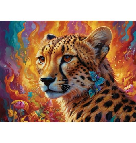 TWYYDP Puzzle 520 Teile,Gepard Puzzle,Lernspiele aus Holzpuzzles TWYYDP Puzzle 520 Teile,Gepard Puzzle,Lernspiele aus Holzpuzzles von TWYYDP