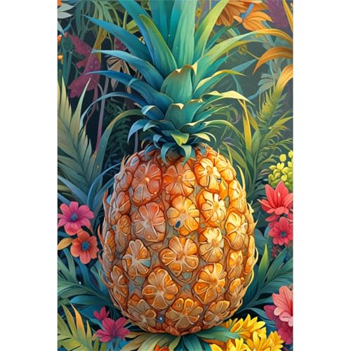TWYYDP Puzzle 520 Teile für Erwachsene Ananasfrucht Holzpuzzle Anspruchsvolle Spiele von TWYYDP