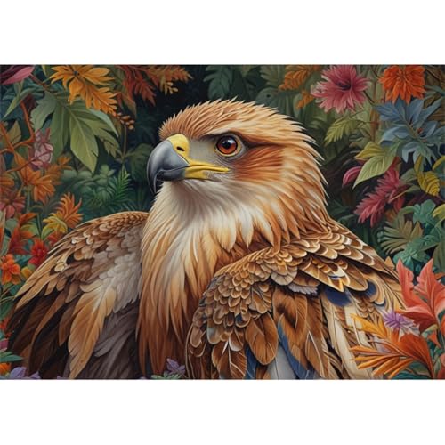 TWYYDP Puzzle 520 Teile für Erwachsene Braunes Adlertier Holzpuzzle Heimdekorationsmalerei TWYYDP Puzzle 520 Teile für Erwachsene Braunes Adlertier Holzpuzzle Heimdekorationsmalerei von TWYYDP