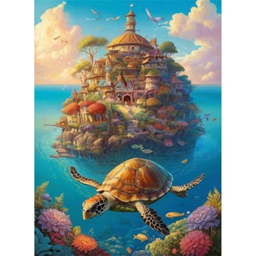 TWYYDP Puzzle 520 Teile für Erwachsene Insel- und Meeresschildkrötentiere Holzpuzzle Lustige Spiele für Die Ganze Familie TWYYDP Puzzle 520 Teile für Erwachsene Insel- und Meeresschildkrötentiere Holzpuzzle Lustige Spiele für Die Ganze Familie von TWYYDP