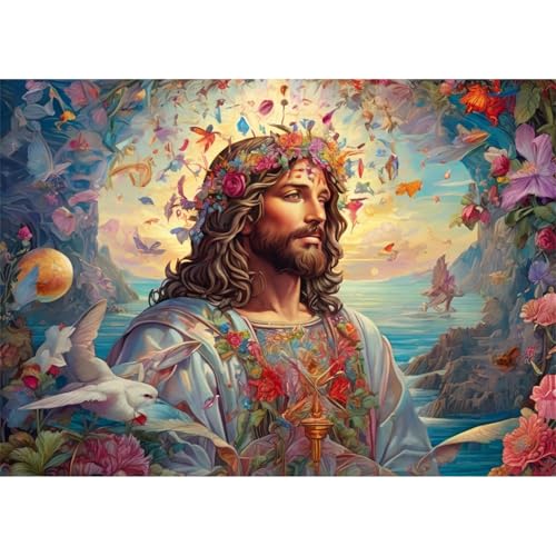 TWYYDP Puzzle 520 Teile für Erwachsene Jesus Holzpuzzle Lustige Spiele für Die Ganze Familie TWYYDP Puzzle 520 Teile für Erwachsene Jesus Holzpuzzle Lustige Spiele für Die Ganze Familie von TWYYDP