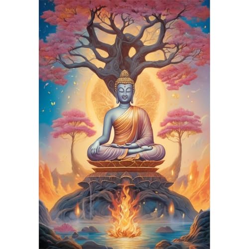 TWYYDP Puzzle 520 Teile für Erwachsene Lotus-Buddha Unter Dem Baum Holzpuzzle Lustige Spiele für Die Ganze Familie TWYYDP Puzzle 520 Teile für Erwachsene Lotus-Buddha Unter Dem Baum Holzpuzzle Lustige Spiele für Die Ganze Familie von TWYYDP